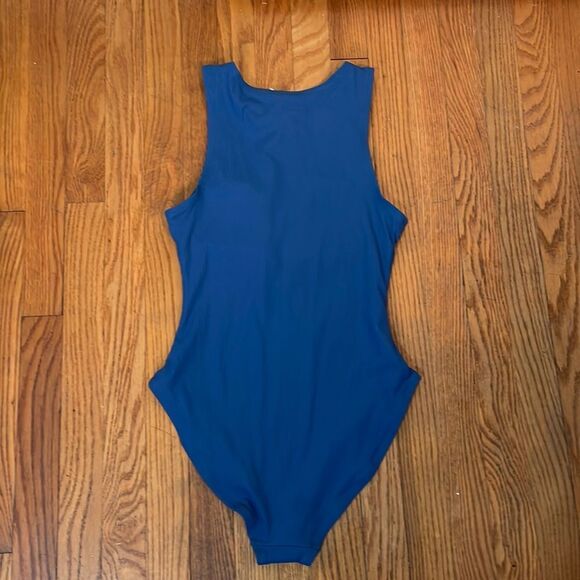 Andie The Malibu One Piece Swimsuit Bijou Blue size S NWOT - Picture 3 of 5